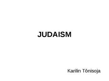 Judaism