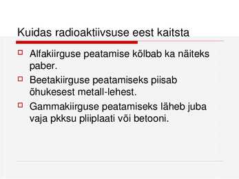 Radioaktiivsus #6
