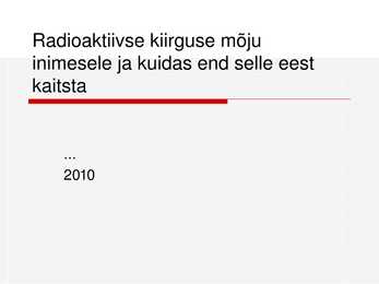 Radioaktiivsus