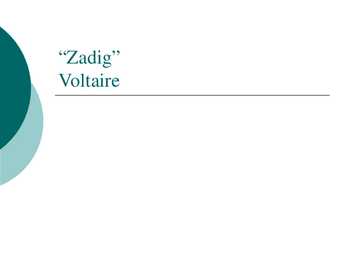 Voltaire-Zadig