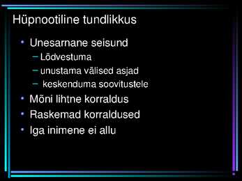 Hüpnoos #8