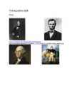 George Washington ja Abraham Lincon - Referaat #9