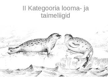 2 kategooria looma- ja taimeliigid
