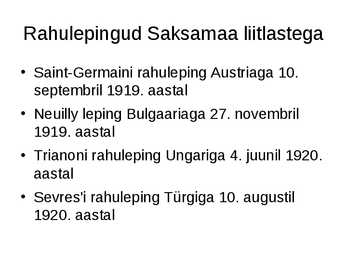 Rahvusvaheline olukord pärast Esimest maailmasõda #7