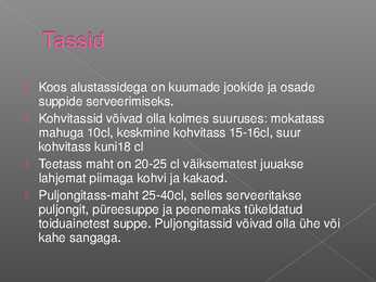 Lauanõud #2