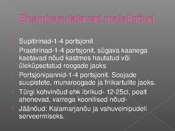 Lauanõud #14