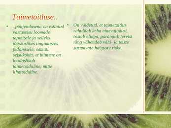 Taimetoitlus #3