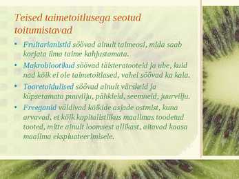 Taimetoitlus #5