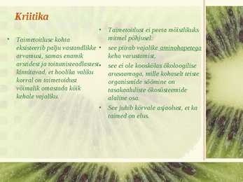 Taimetoitlus #10
