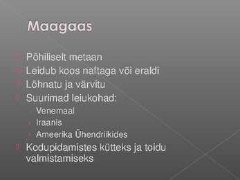 Gaaskütused #4