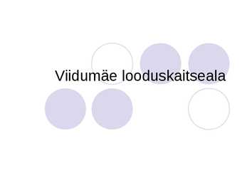 Viidumäe looduskaitseala