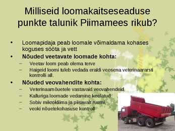 Loomakaitseseadus #6
