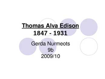 Thomas Alva Edison