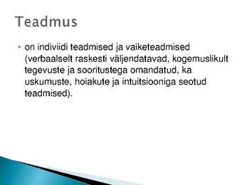 Infojuhtimise loeng #14