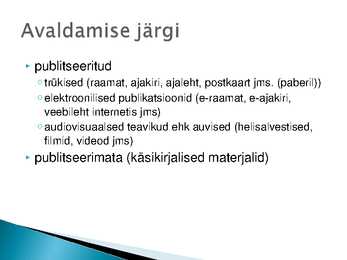 Infojuhtimise loeng #22