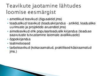Infojuhtimise loeng #23