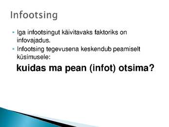 Infojuhtimise loeng #39