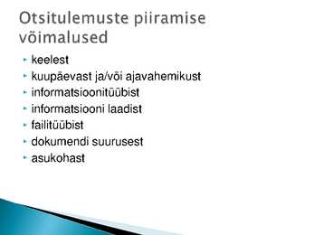 Infojuhtimise loeng #44