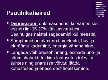 Psühhopatoloogia ja psühhoteraapia #3