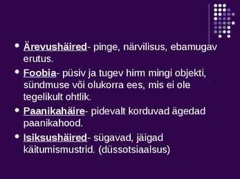 Psühhopatoloogia ja psühhoteraapia #4