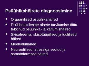 Psühhopatoloogia ja psühhoteraapia #8