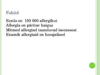 Allergia #7