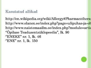 Allergia #9