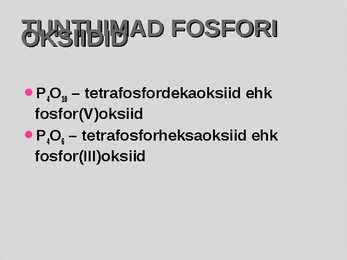 Fosfor #12