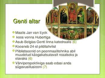 Madalmaade kunst 15 saj #8