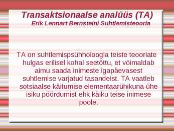 Suhtlemistasandid #10