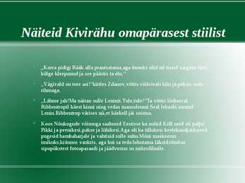 Andrus Kivirähk #11