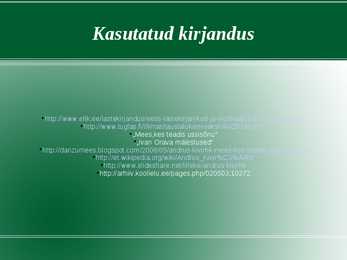 Andrus Kivirähk #13