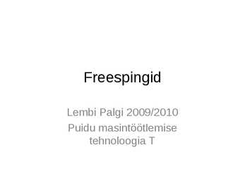 Freespingid