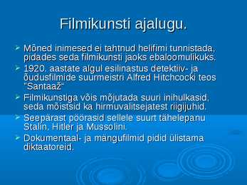 Filmikunst #6