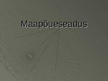 Maapõueseadus