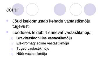 Gravitatsioonijõud #2
