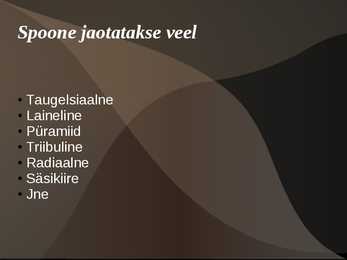 Spoonid ja höövelvineerid #12