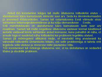 Toiduprobleemid maailmas #11