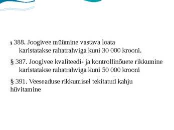 Veeseadus #8