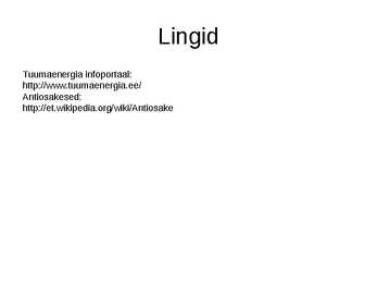 Tuumafüüsika rakendused ja loodushoid #17