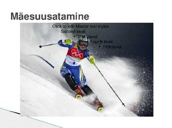 Suusastiilid ja -alad #7