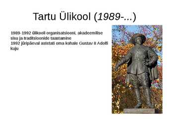 Tartu Ülikooli ajalugu #11