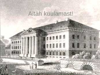 Tartu Ülikooli ajalugu #13