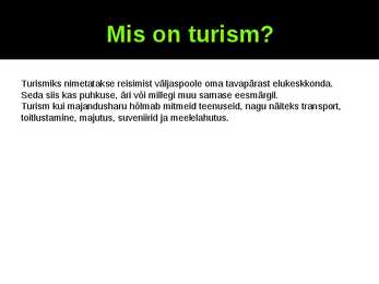 Turism Eestis #2