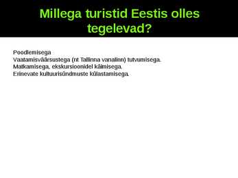 Turism Eestis #10