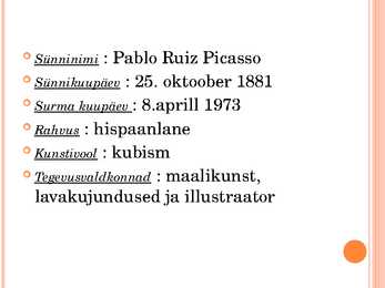 Pablo Picasso #3