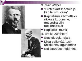 Nüüdisühiskonna kujunemine ja tunnusjooned #14