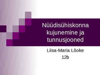 Nüüdisühiskonna kujunemine ja tunnusjooned