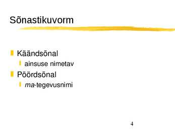 Tüvevaheldused #4