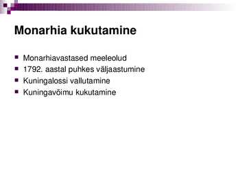 Prantsuse revolutsiooni algus #9